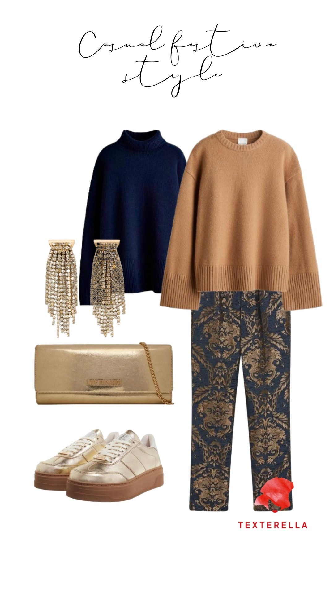 Festlich, aber lässig - ich mag das. für diesen Look hab ich Gold und braun und blau gemischt. Glam it up! ❤️

#LTKfestive #LTKü50 #LTKdeutschland
