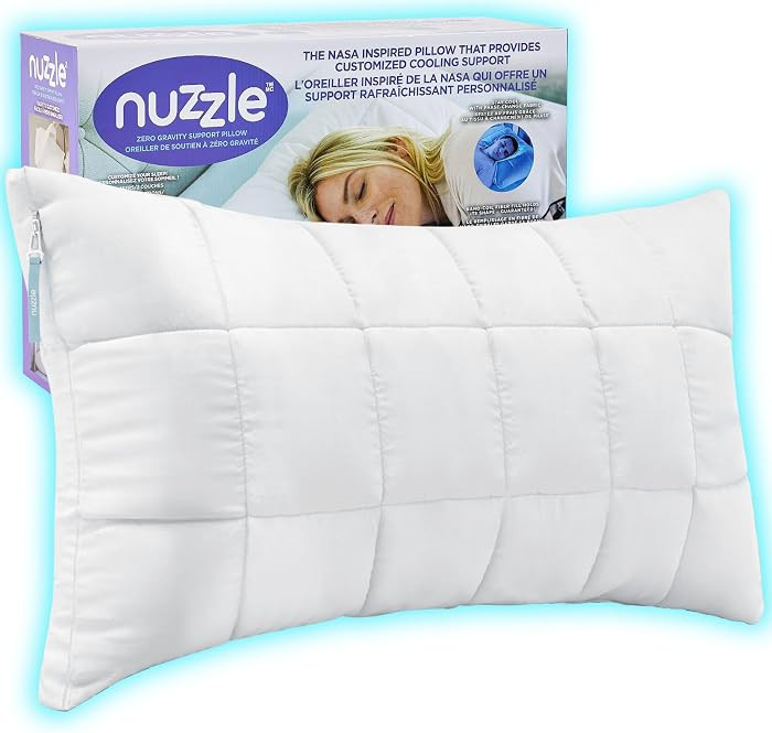 Nuzzle Adjustable Firm Pillow, Luxury King Size Bed Pillow Hotel Collection - Best Adjust Height ... | Amazon (US)