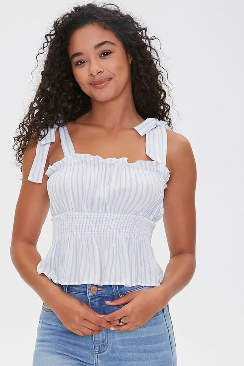 Striped Tie-Strap Top | Forever 21 (US)