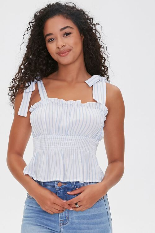 Striped Tie-Strap Top | Forever 21 (US)