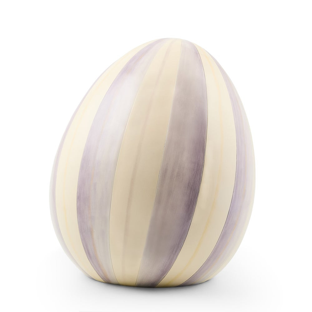 Violet Stripe Medium Egg | MacKenzie-Childs