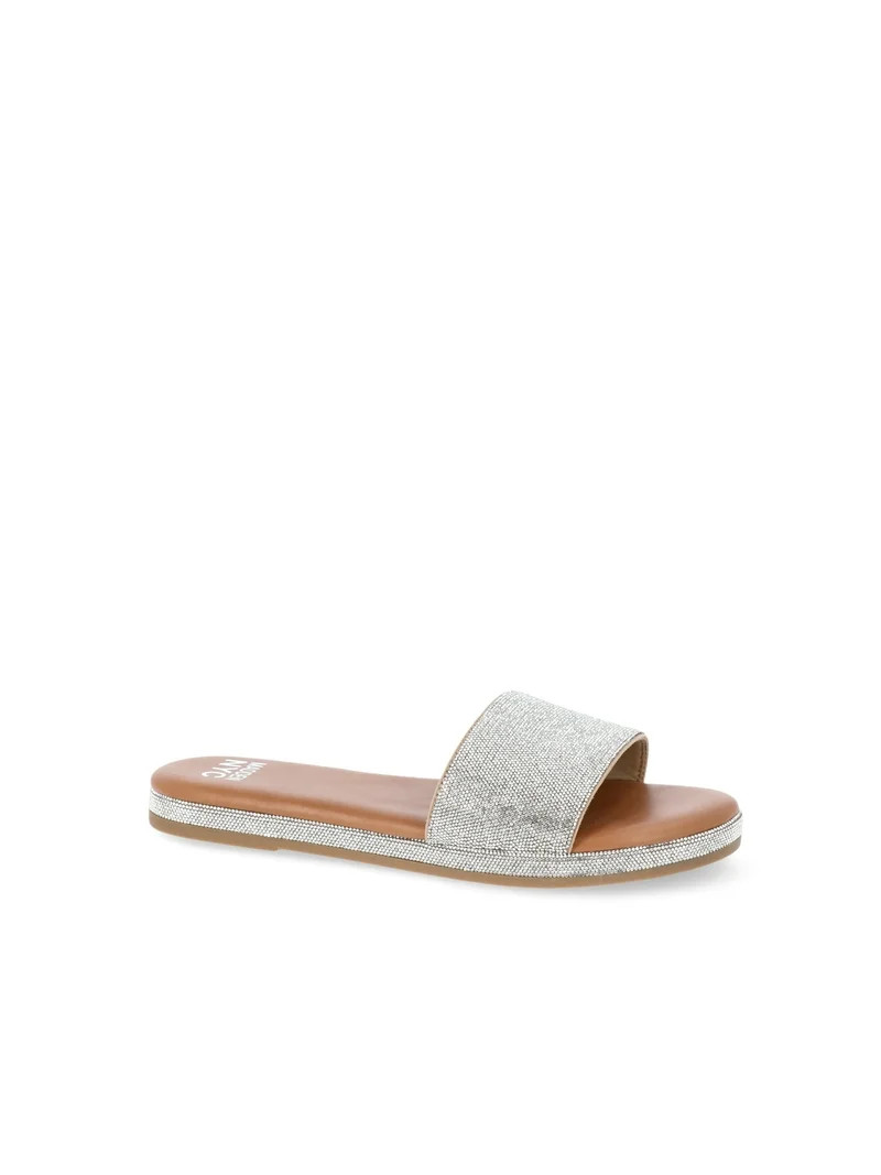 Madden NYC Women's Rhinestone Slide | Walmart (US)