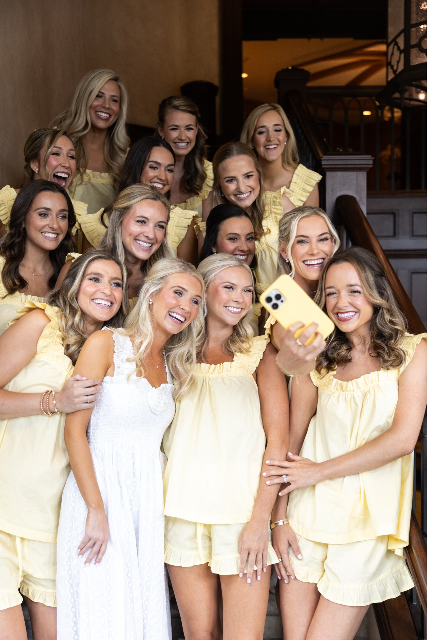 Bridesmaid getting ready matching pj set inspo 💛

#LTKWedding #LTKFindsUnder50 #LTKStyleTip