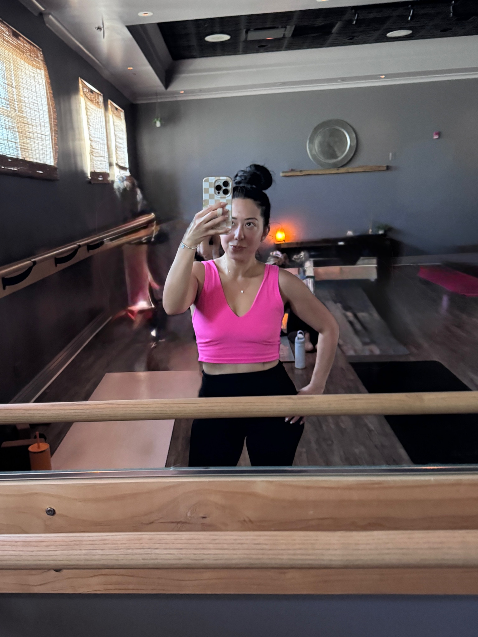 Hot barre class workout outfit. 
Activewear.
Free people bra - small
Volare leggings - small
Also wore my target zip up jacket perfect for workout days  - size small. (Obsessed and have both ivory and black)

#LTKfitnessgoals #LTKPetite #LTKActive
