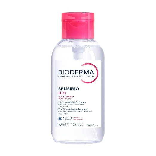 Bioderma - Sensibio - H2O Micellar Water - Makeup Remover Cleanser - Face Cleanser for Sensitive ... | Amazon (US)