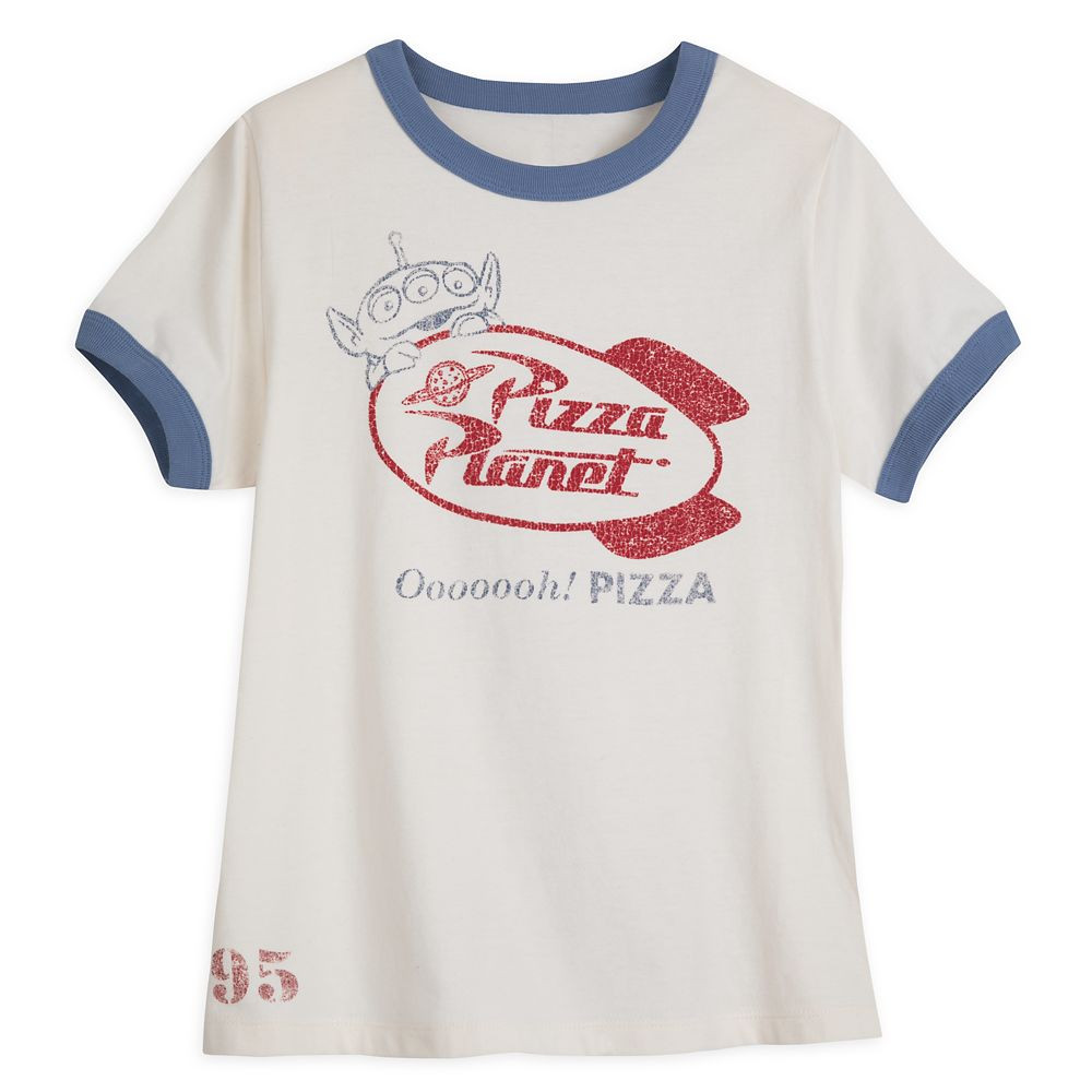 Pizza Planet Alien Logo Ringer T-Shirt for Women – Toy Story | Disney Store