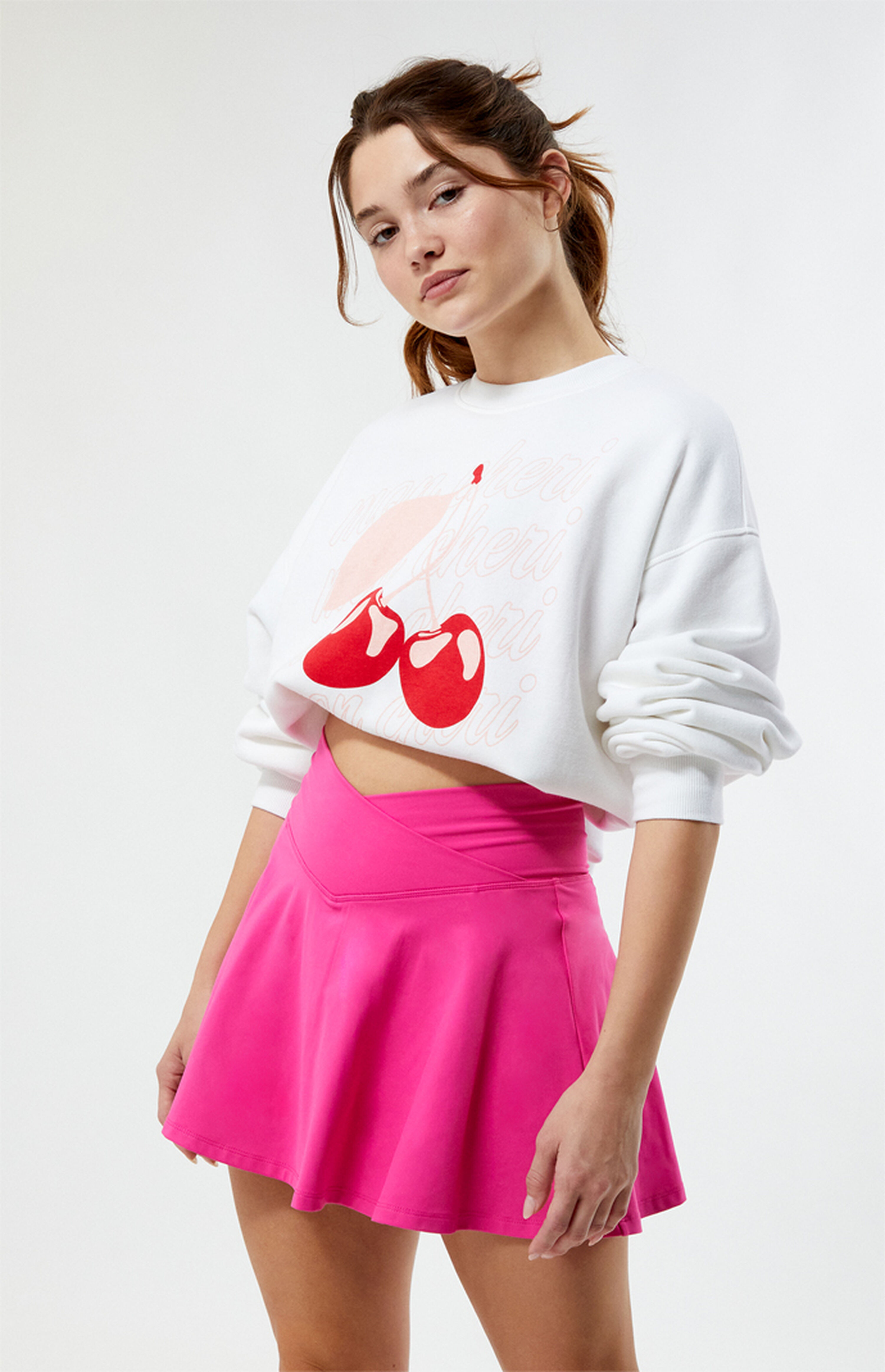 PAC 1980 PAC WHISPER Active Crossover Front Mini Skirt | PacSun