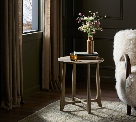 Rockmere Round Accent Table (20") | Pottery Barn (US)