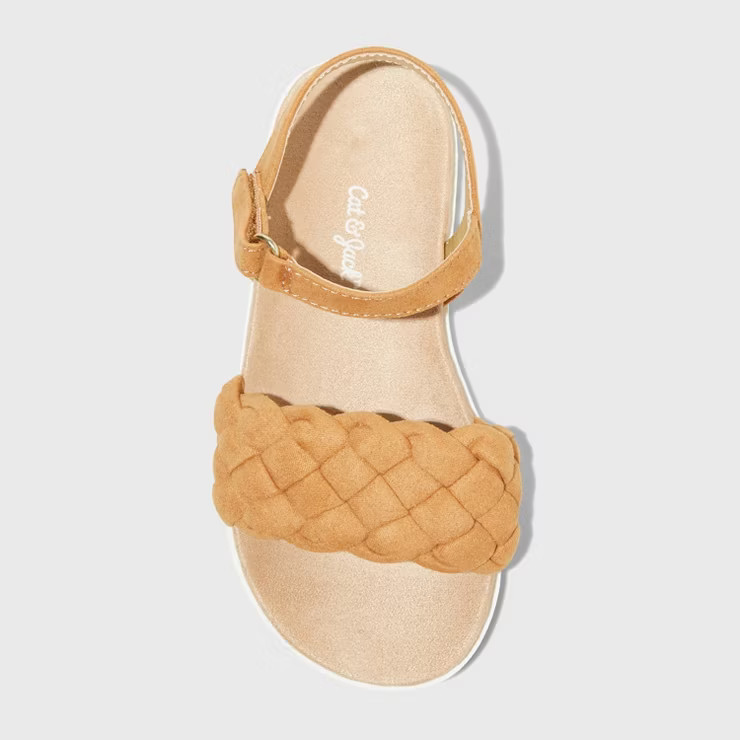 Toddler Girls' Beth Footbed Sandals - Cat & Jack™ | Target