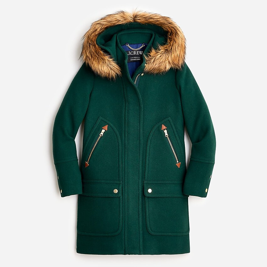 New chateau parka in Italian stadium-cloth wool | J. Crew US