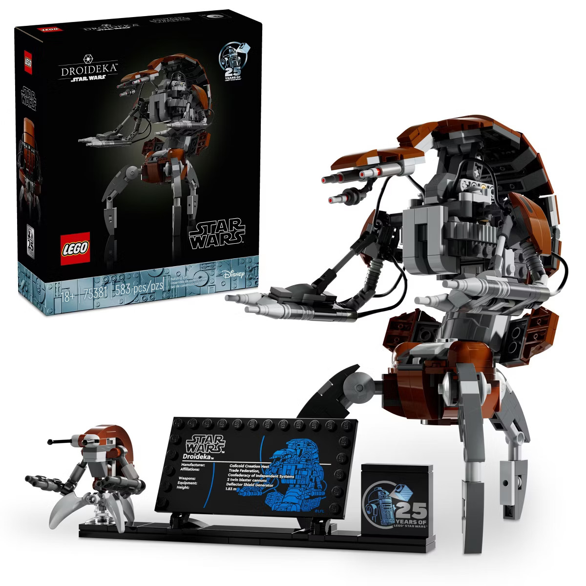 LEGO Star Wars Droideka Build and Display Set 75381 | Target