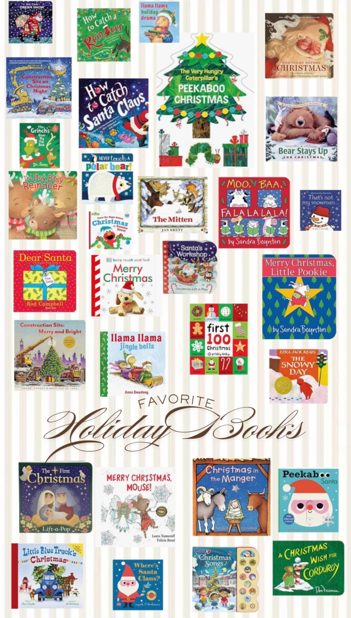 These are the best holiday books for kids, toddlers, and babies! Use them as stocking stuffers or as Christmas gifts!

#LTKHoliday #LTKKids #LTKBaby