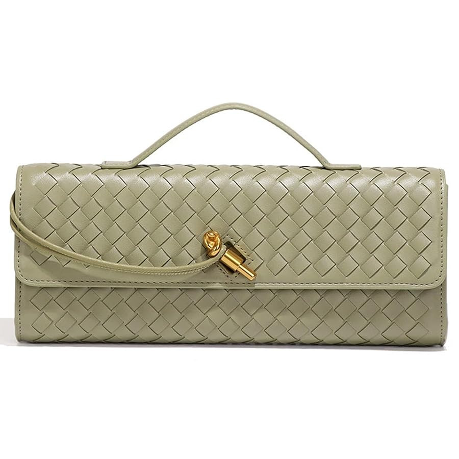 Handwoven Women's Clutch Purse, Crossbody Bag with Adjustable Strap for Evening & Casual Use | Amazon (US)