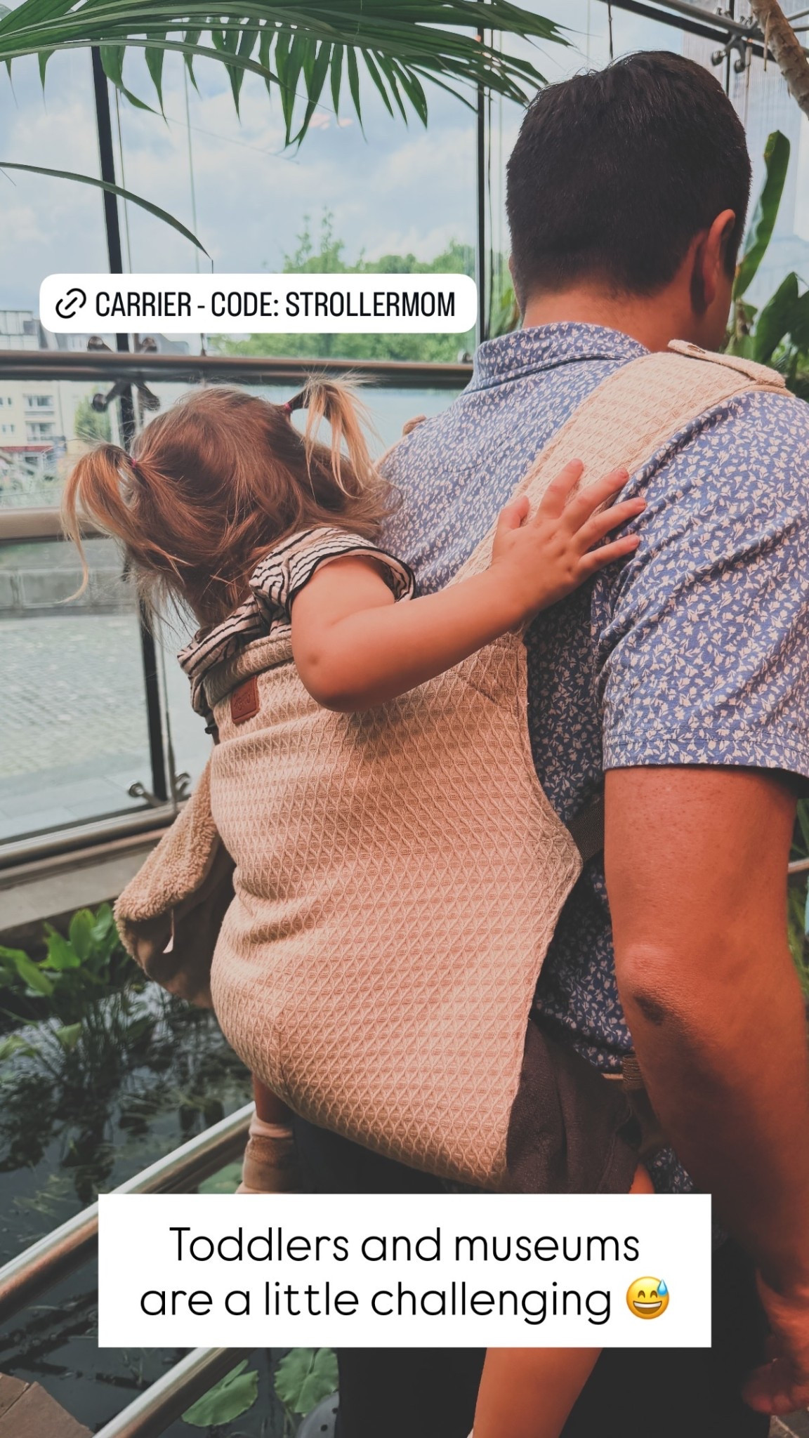 Toddlers and museums are a little challenging 😅 but this carrier definitely helps! Use code STOLLERMOM!

#LTKmomlife #LTKTravel #LTKKids