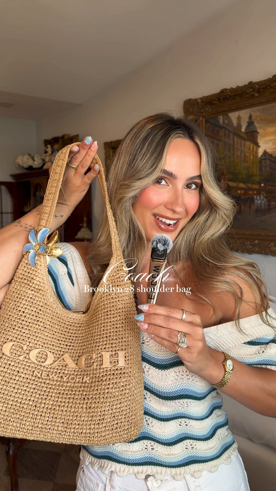 Coach Brooklyn Bag and summer ootd! 🩵✨

#LTKootd