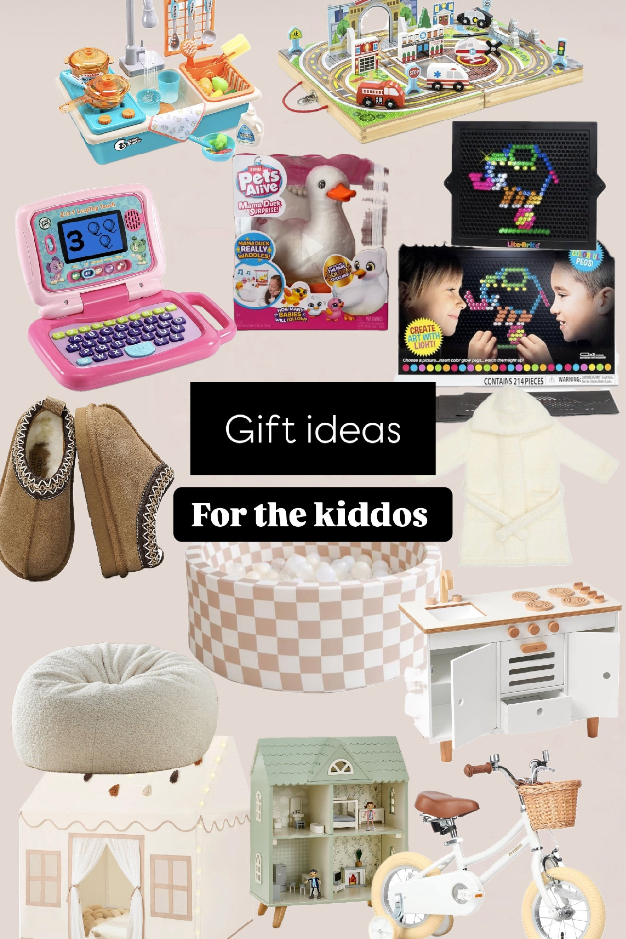 Gift guide
Christmas ideas
Kids gifts
Toys 
Holiday gift ideas 

#LTKGiftGuide #LTKKids #LTKHoliday