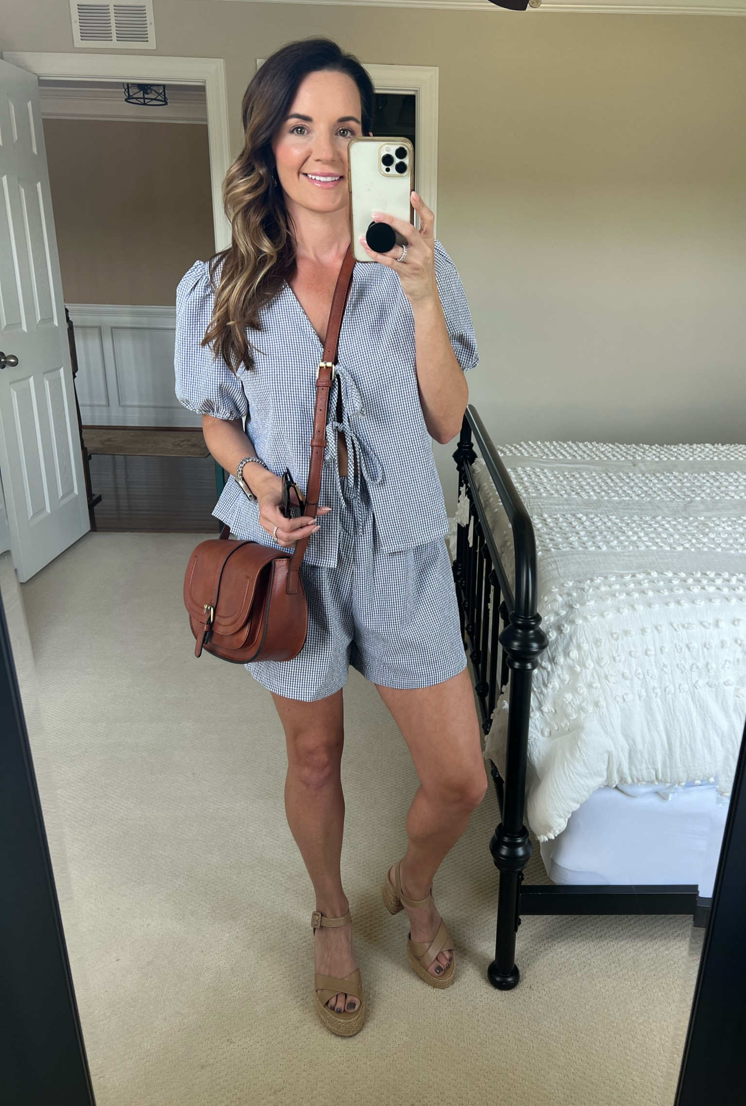 Amazon set size small 
Shoes fit tts 
Crossbody is $16 and looks designer comes in a bunch of colors
Sunglasses are affordable and cute 

#LTKFindsUnder50 #LTKStyleTip