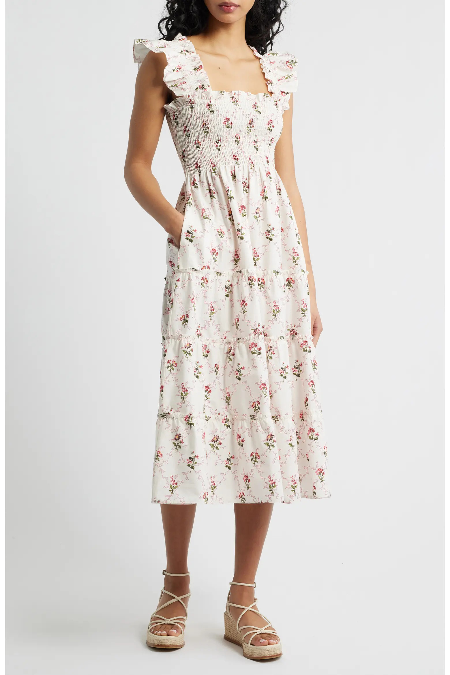 The Ellie Gingham Nap Midi Dress (Women) | Nordstrom | Nordstrom