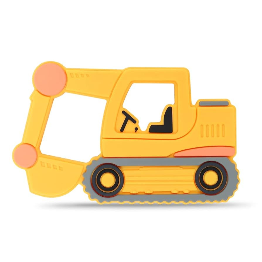 Car Series Baby Teething Toys,Food Grade Silicone Chew Teether for 3 Months+ Infant Boy and Girl,... | Amazon (US)