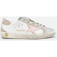 Golden Goose Deluxe Brand Toddlers' Checkered Glitter Toe Heel - White/Silver/Rose Quartz/Gold - UK  | Coggles (Global)
