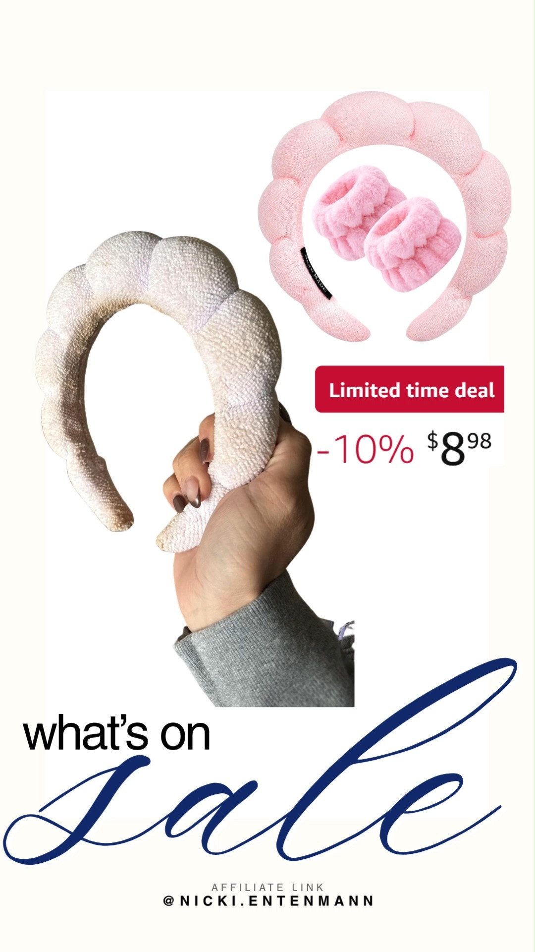 This spa headband makes face washing and skincare routines feel effortless with a soft fit that keeps hair tucked away. Simple, comfy, and perfect for daily self care. 🧖‍♀️💦✨

#spaheadband #skincare #beauty #selfcare #wellness #style #fashion #womenswear #trend #accessories 

 #LTKgrwm #LTKSaleAlert #LTKBeauty