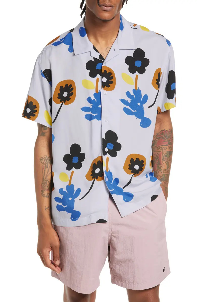 Men's Prospect Flower Button-Up Shirt | Nordstrom