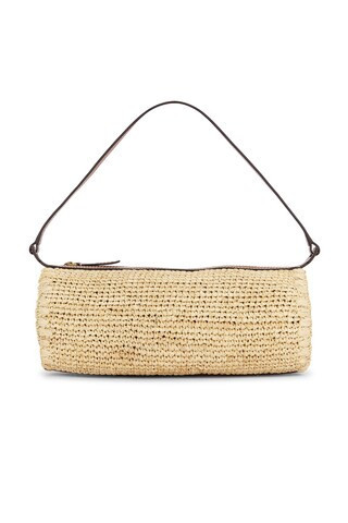 Staud Mini Taru Raffia Bag in Neutral | FWRD 
