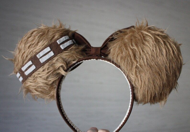 Chewbacca Mouse Ears  Star Wars Mouse Ears | Etsy | Etsy (US)