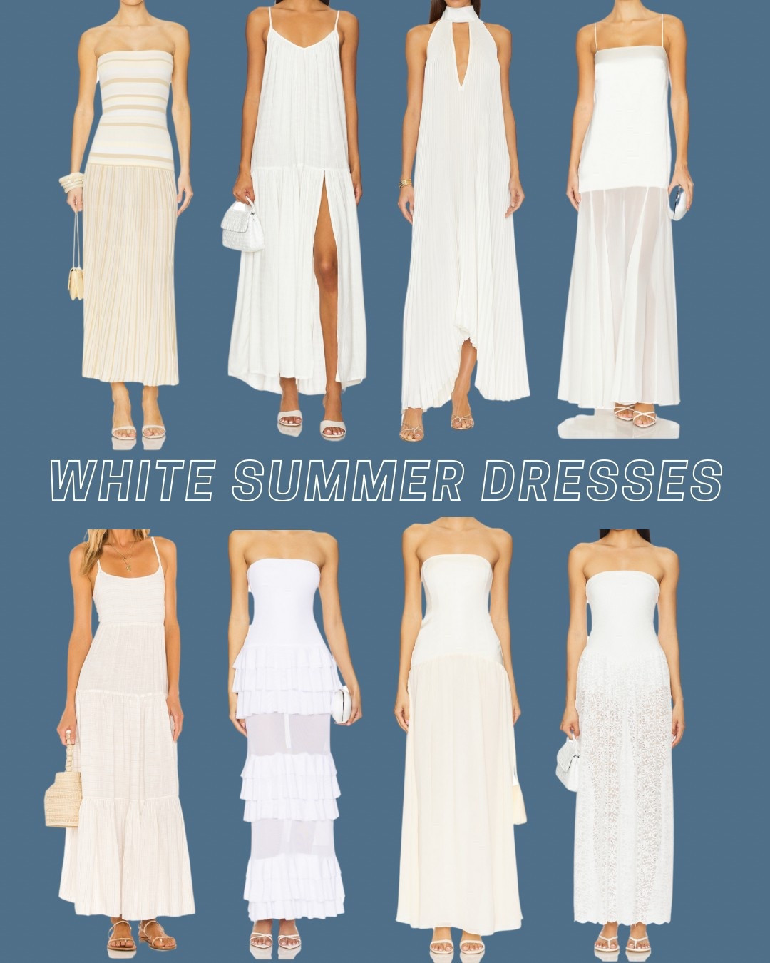 WHITE SUMMER DRESSES

#LTKTravel #LTKSeasonal