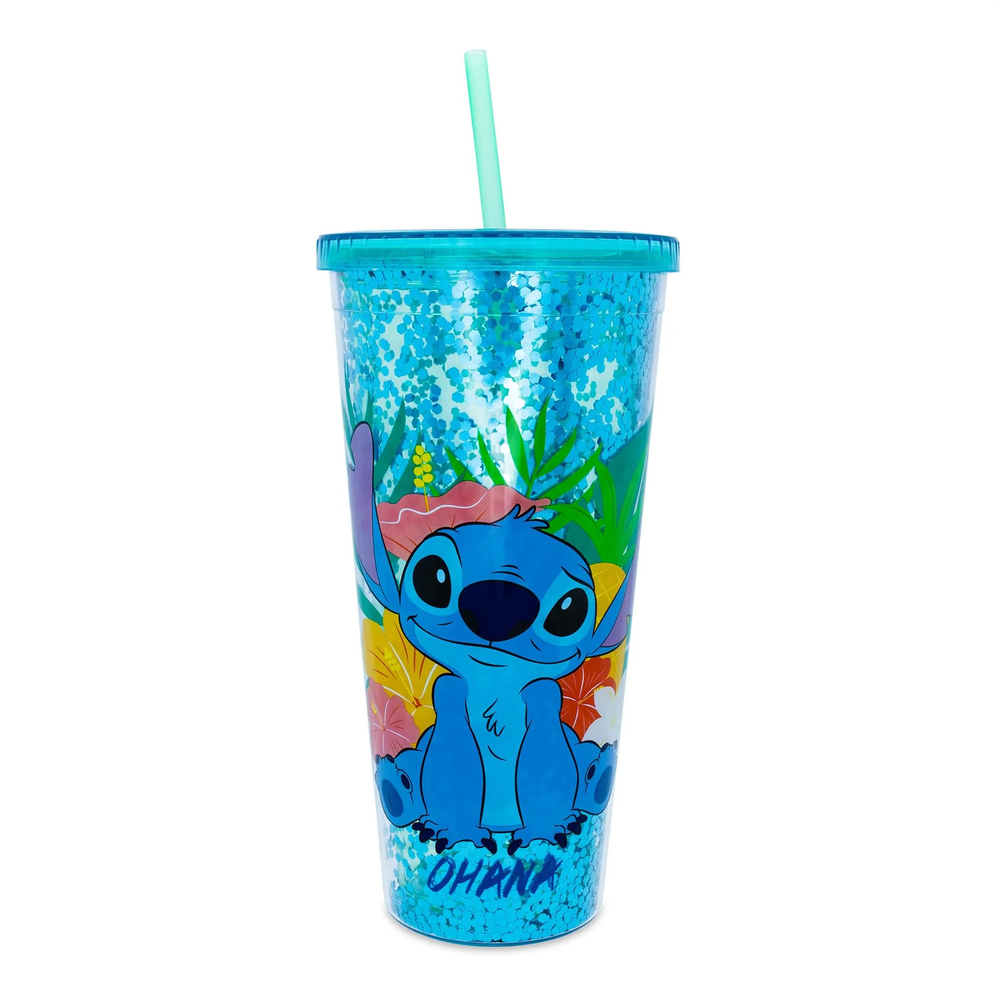 Disney Lilo & Stitch "Ohana" Carnival Cup with Lid and Straw | Holds 32 Ounces | Walmart (US)