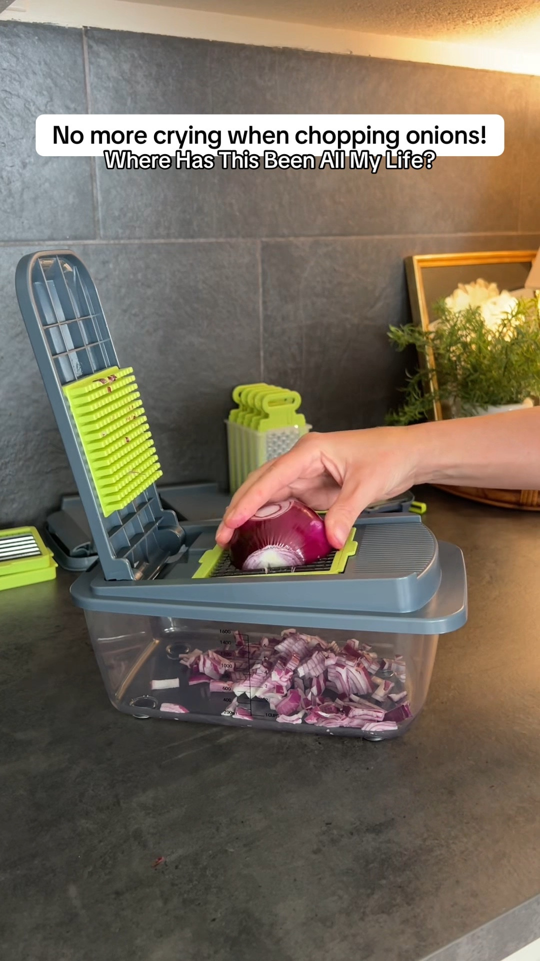 As a busy mom/business owner this vegetable chopper cuts dinner prep time in half! BONUS, no more crying when chopping onions. 🧅 

vegetable chopper, kitchen gadgets, food prep tools, kitchen essentials, vegetable cutter, food chopper, meal prep, kitchen tools, vegetable slicer, cooking tools, 

#LTKVideo #LTKHome