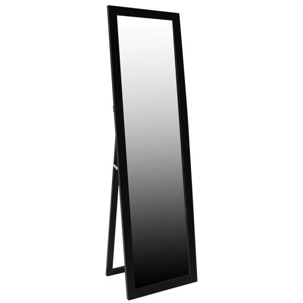 HB Easel Back Full Length Mirror with MDF Frame, Black | Walmart (US)