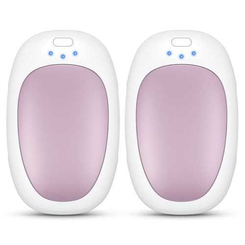 gabless Hand Warmers Rechargeable 2 Pack, Electric Handwarmers USB Hand Warmer Reusable with 3 Levels Heat, Portable Hand Heater Warm Gifts for Women Men, Outdoor Camping Golf Hunting Travel | Amazon (UK)