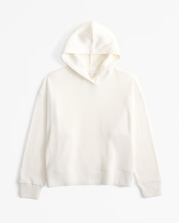 Lounge Cozy Rib Hoodie | Abercrombie & Fitch (US)