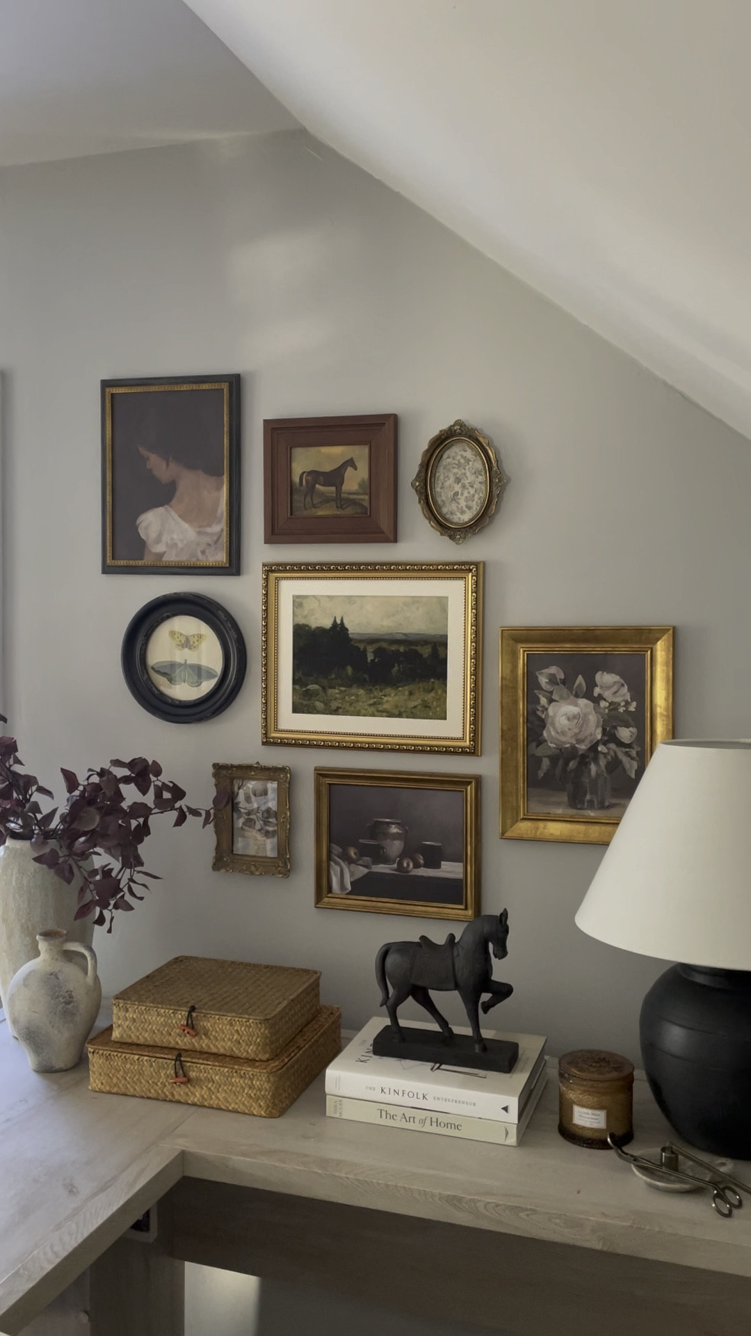 Finally finished my office gallery wall — a mix of frames/art from Target, Amazon, and small local boutiques.

#gallerywall #vintageart #antique #transitionalstyle #homeoffice

#LTKHome #LTKFindsUnder50