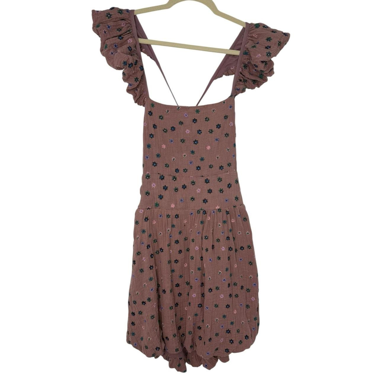 Free People Women's Dress - Pink - S | Depop US