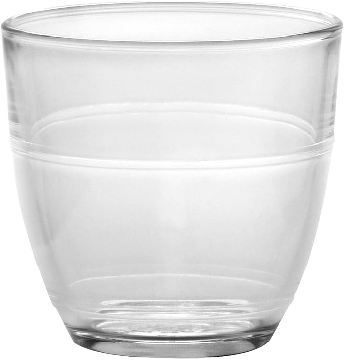 Duralex - Gigogne Clear Glass Tumbler 220 ml (7 3/4 oz) Set Of 6 Water Glasses | Amazon (US)