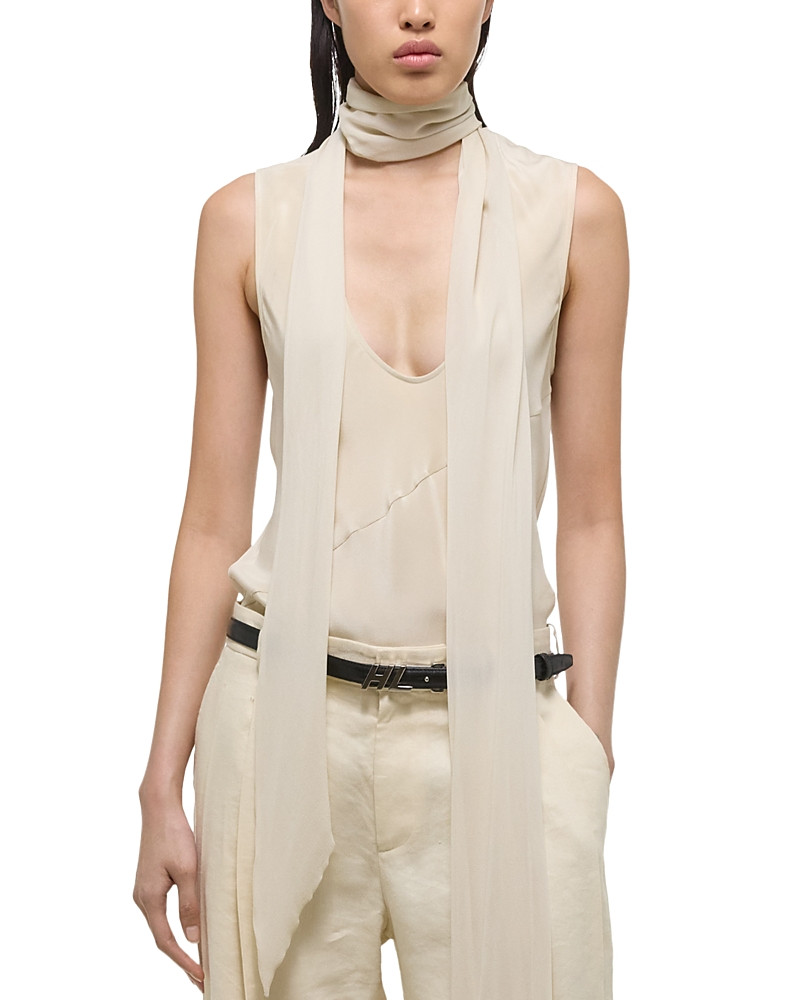 Helmut Lang Sleeveless Silk Scarf Top | Bloomingdale's (US)