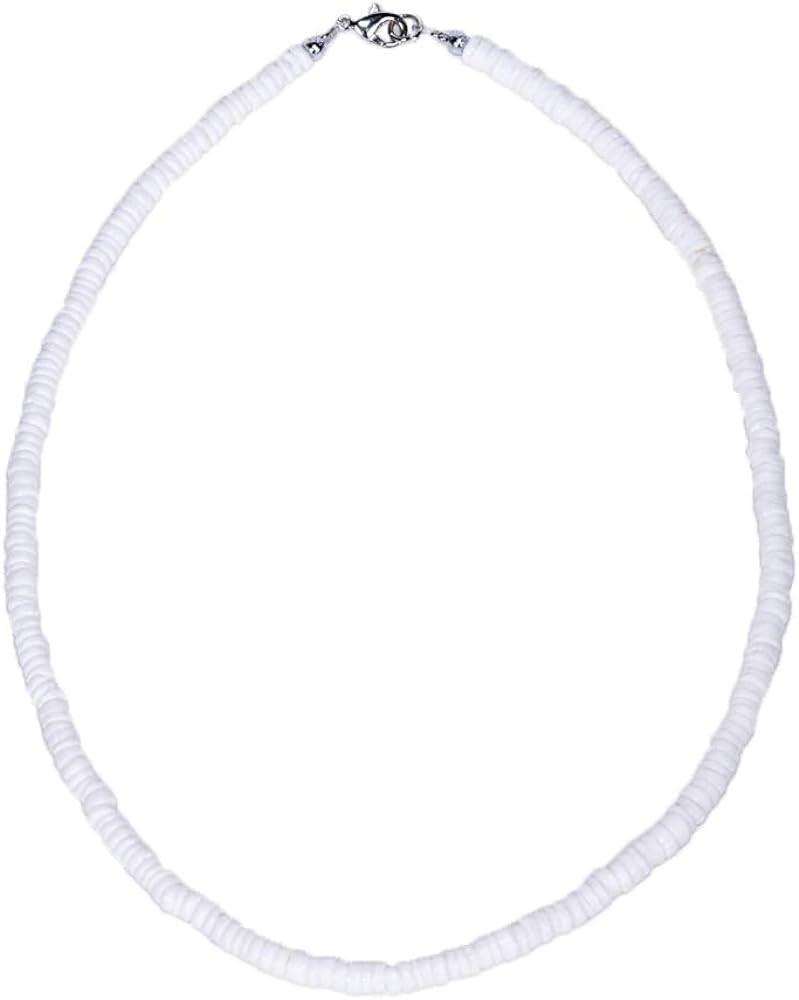BlueRica Smooth Puka Shell Heishi Necklace | Amazon (US)