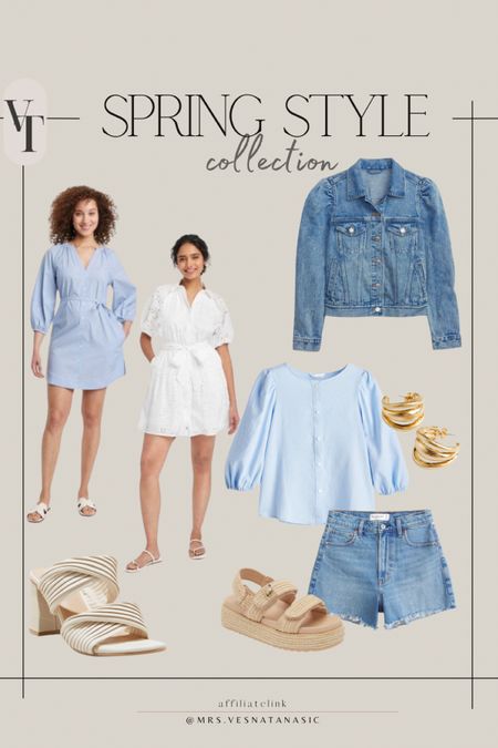 Spring outfit ideas and favorite finds! I just ordered this denim jacket with puff sleeves!! And how pretty are these new dresses from Target! 

Spring outfit, spring dress, Target style, @target #targetstyle Easter, sandals, date night outfit, vacation outfit, resort wear, spring outfits, dress, earrings, denim jacket, jean shorts, abercrombie, 

#LTKshoecrush #LTKSpringSale #LTKmidsize