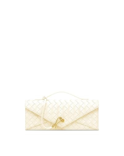 JW PEI Women's Celeste Woven Textured Envelope Top Handle Bag - Ivory | Amazon (US)