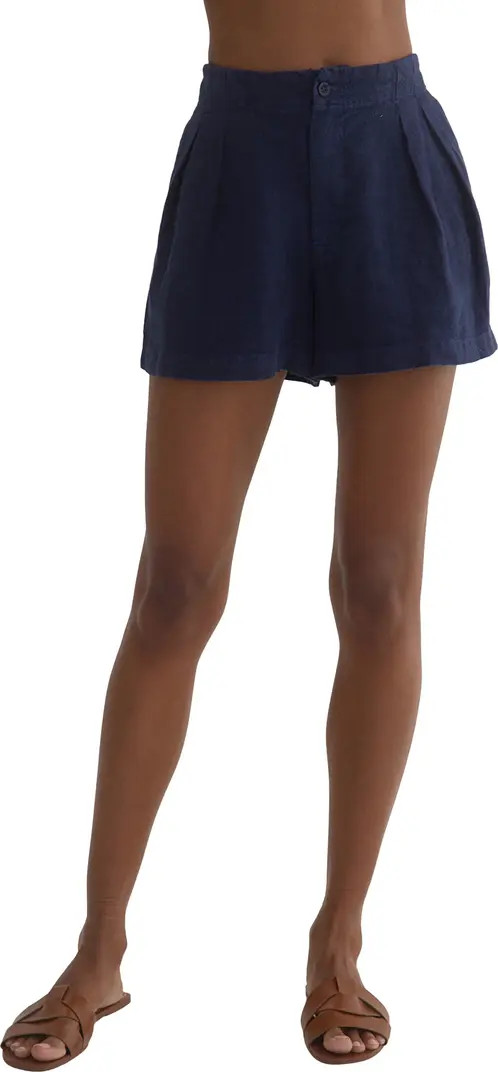 Bella Dahl Double Pleat Linen Shorts | Nordstrom | Nordstrom