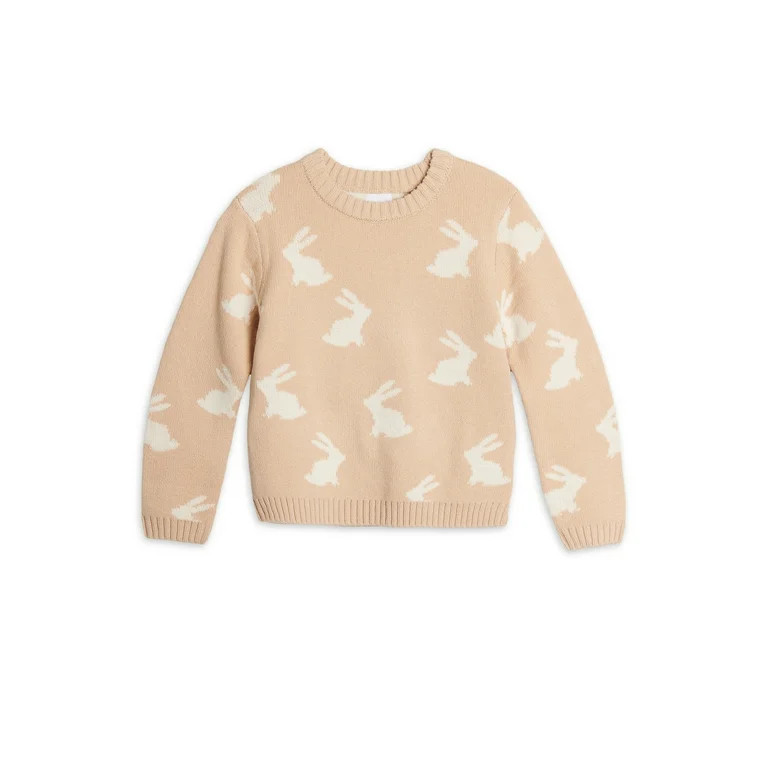 Wonder Nation Toddler Boys Easter Crewneck Sweater and Pants Outfit Set, 2-Piece Set, Sizes 2T-5T | Walmart (US)