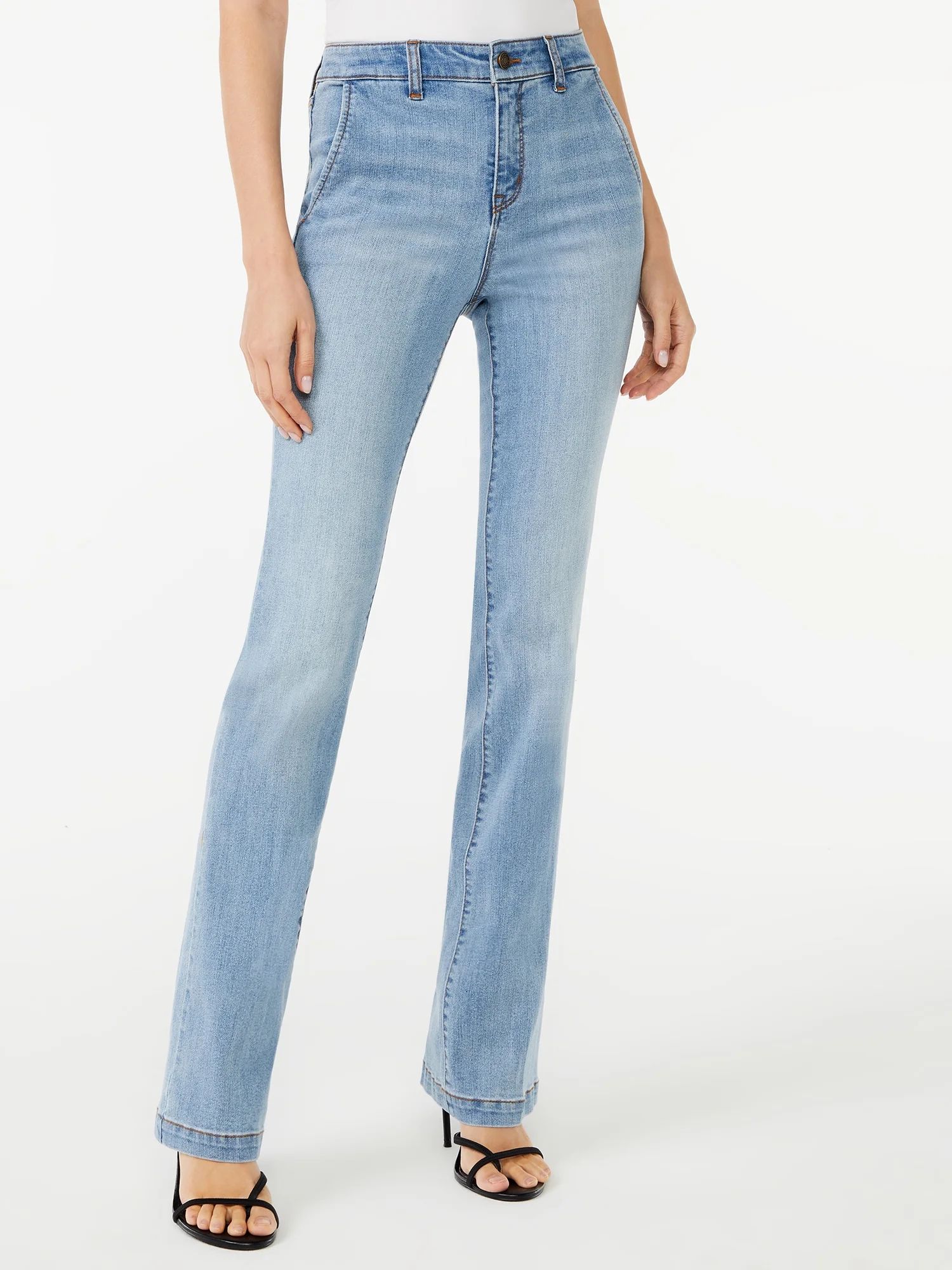 Scoop Women's Memphis Slim Fit Trouser Jeans | Walmart (US)