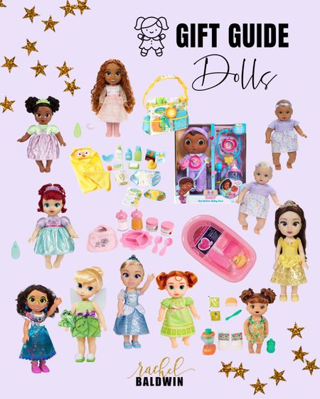 It’s officially the holiday season!! 🎄🥰 And that means it’s time for GIFT GUIDES🎁

Here’s a cute roundup for all the doll girlies - baby dolls, Disney characters, accessories, and more! 🎀

#LTKGiftGuide #LTKkids #LTKHoliday