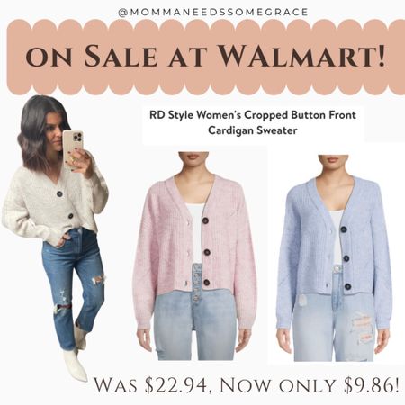 Walmart sweater on sale for $9! So good! Wearing size small 

#LTKunder50 #LTKunder100 #LTKsalealert