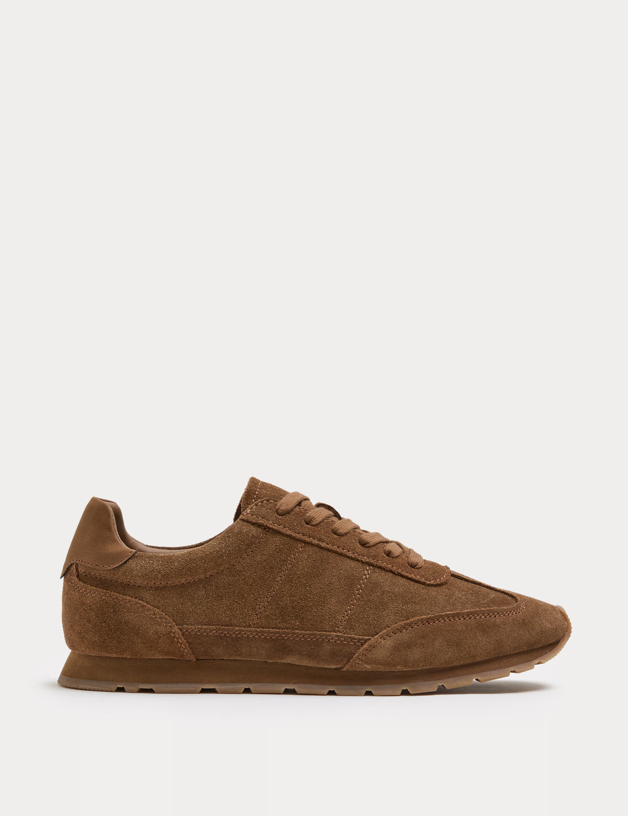 Suede Lace Up Runner Trainers | Marks & Spencer (UK)