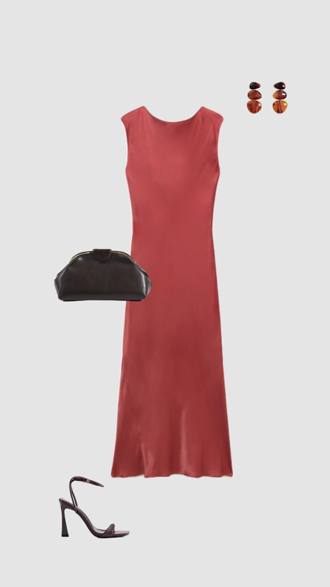 Wedding Guest Outfit 💒

• rust orange satin midi Midaxi dress wedding guest dress autumn outfits summer outfit occasionwear petite style brown clutch bag strappy high heels party outfits evening outfit date night holiday outfits uk womens 2026 outfit August September wedding fall wedding guest dresses •

#LTKsummer #LTKuk #LTKwedding