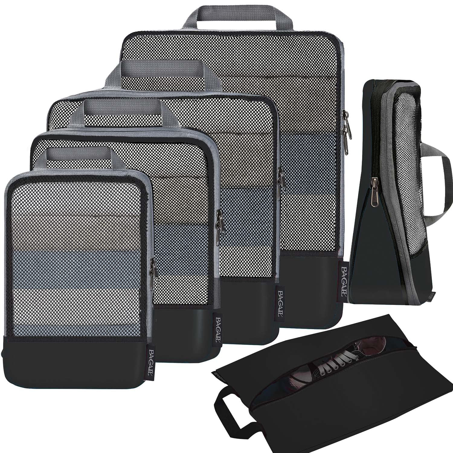 BAGAIL 4 Set/6 Set/8 Set Compression Packing Cubes Travel Accessories Expandable Packing Organize... | Amazon (US)