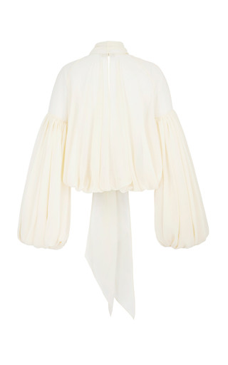 Solana Crepe Tie-Neck Top | Moda Operandi (Global)